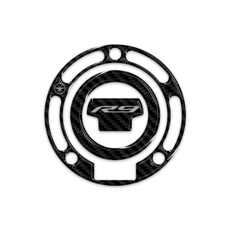 Autocollant 3D de protection du bouchon de réservoir compatible avec la Yamaha R9 2025-2026