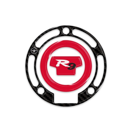 Autocollant 3D de protection du bouchon de réservoir compatible avec la Yamaha R9 2025-2026