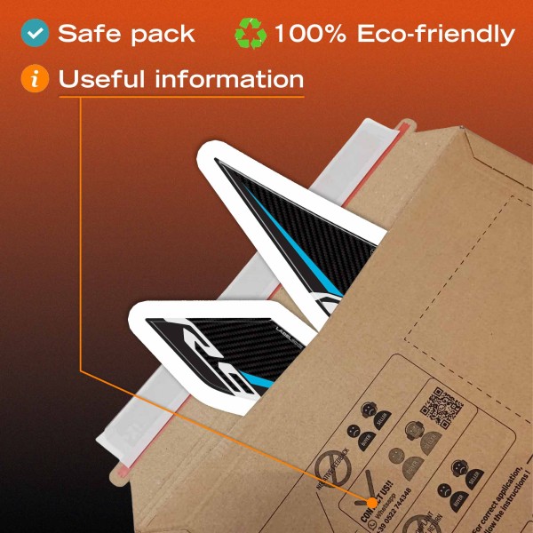 3D Gel Stickers for Motorcycle Side Panels – Compatible with the 2026 Yamaha R9