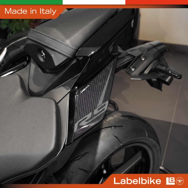 Adesivi Gel 3D Protezione Fianchetti moto compatibili con Yamaha R9 2026