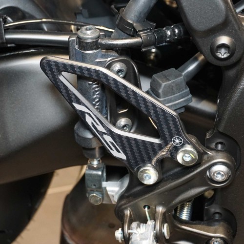 3D Stickers – Motorcycle Heel Guard Protectors compatible with the Yamaha R9 2025–2026