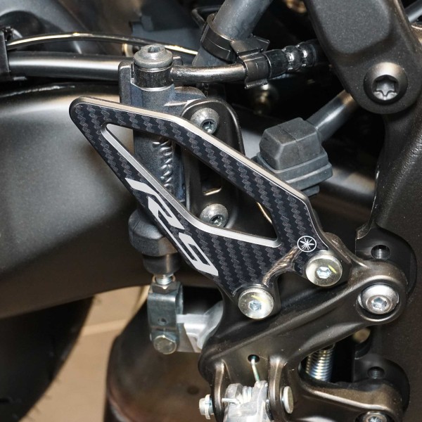 Autocollants 3D de protection pour seuils de porte de moto, compatibles avec la Yamaha R9 2025-2026