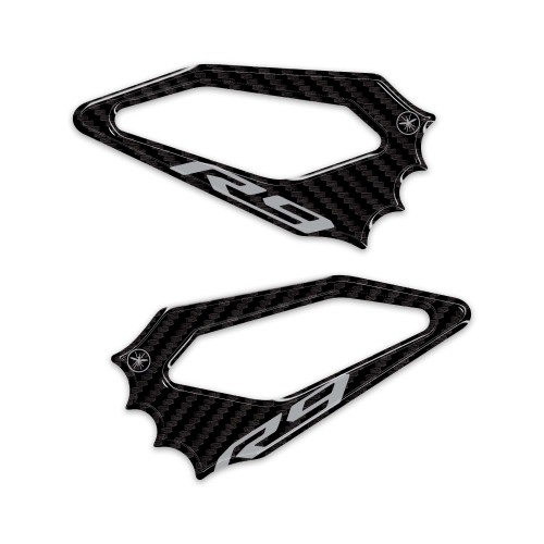                                             Adesivi 3D Protezioni Battitacco moto compatibili con Yamaha R9 2025-2026
                                          