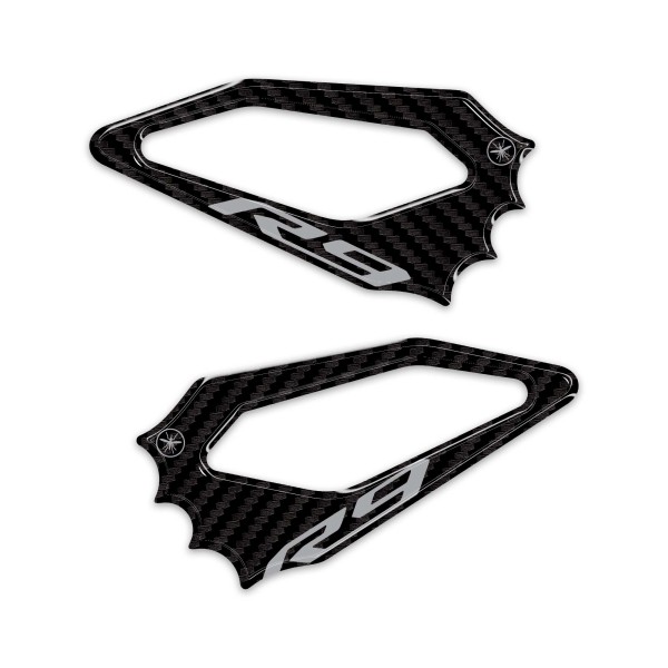 Adesivi 3D Protezioni Battitacco moto compatibili con Yamaha R9 2025-2026