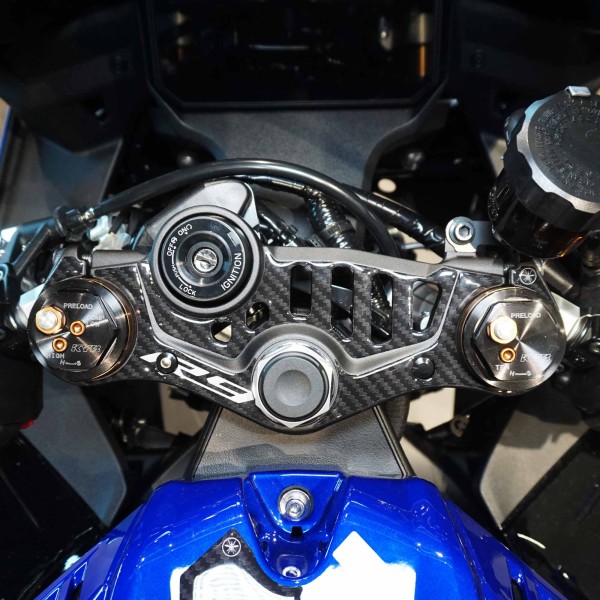 Autocollant 3D pour fourche de direction de moto, compatible avec la Yamaha R9 2025-2026