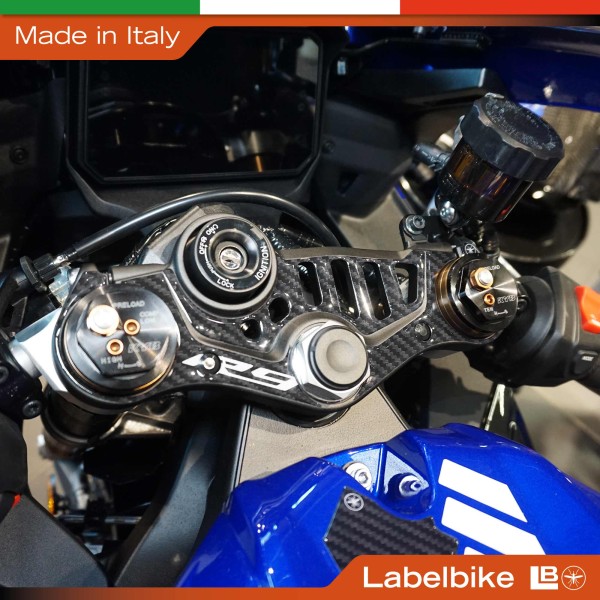 3D motorcycle steering head sticker, compatible with the Yamaha R9 2025–2026