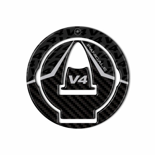                                             Autocollant 3D pour bouchon de réservoir, compatible avec les motos Ducati Panigale V4 2018-2025
                                          