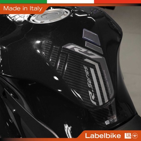 Paraserbatoio moto Adesivo resinato 3D compatibile con Yamaha R7 2026