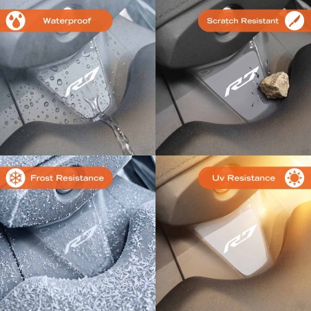Adesivo 3D Protezione Coda Sella moto compatibile con Yamaha R7 2026