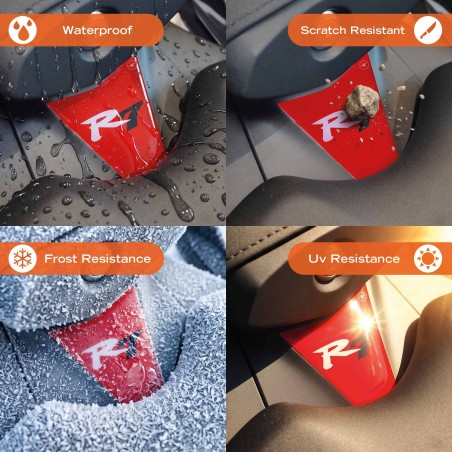 Adesivo 3D Protezione Coda Sella moto compatibile con Yamaha R7 2026